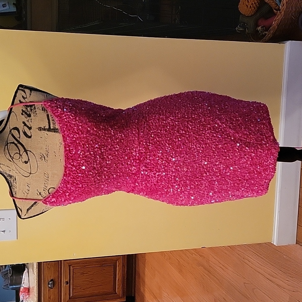 Short Pink Homecoming Dress Ozakee Size 6
